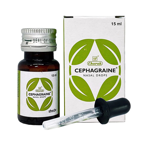 Сефагрейн (Cephagraine Nasal Drops) - капли от насморка / 15 мл, Charak Сефагрейн (Cephagraine Nasal Drops) - капли от насморка / 15 мл, Charak