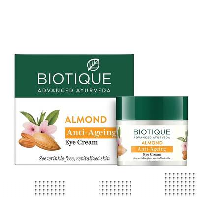 Крем для кожи вокруг глаз "Био Миндаль" 15 г, Biotique фото 2 Крем для кожи вокруг глаз "Био Миндаль" 15 г, Biotique фото 2
