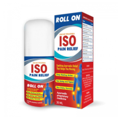 Бальзам-ролик обезболивающий (ISO Pain Relief) 30 мл, Jagat Pharma Бальзам-ролик обезболивающий (ISO Pain Relief) 30 мл, Jagat Pharma