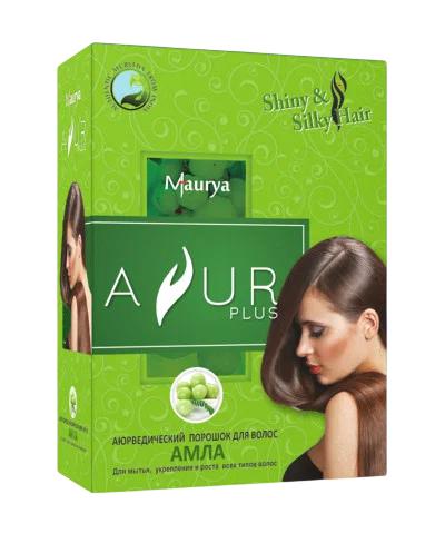 Порошок для мытья волос "Амла" 100 г, Ayur Plus Порошок для мытья волос "Амла" 100 г, Ayur Plus