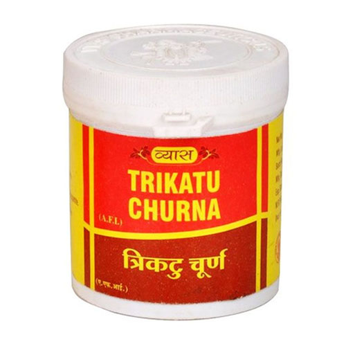 Трикату порошок (Trikatu Сhurna) 100 г., Vyas Farmaceuticals Трикату порошок (Trikatu Сhurna) 100 г., Vyas Farmaceuticals