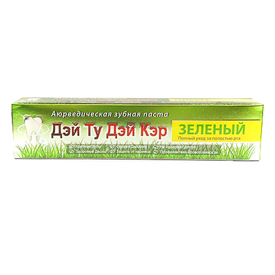 Зубная паста "Зелёная" (Green) 100 г, Day 2 Day Care Зубная паста "Зелёная" (Green) 100 г, Day 2 Day Care