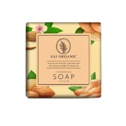 Мыло "Миндаль" 90 г, Sai Organic Мыло "Миндаль" 90 г, Sai Organic