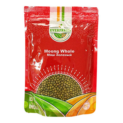 Маш зелёный (Moong Whole) 500 г, Everfresh Маш зелёный (Moong Whole) 500 г, Everfresh