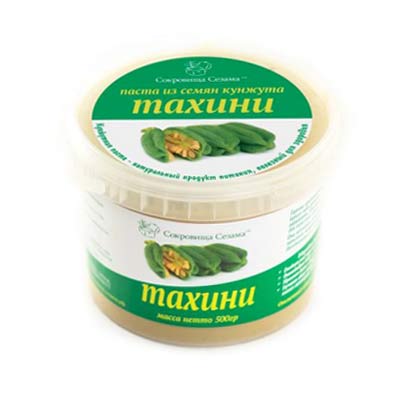 Паста кунжутная (тахини) 500 г, "Сокровища Сезама" Паста кунжутная (тахини) 500 г, "Сокровища Сезама"