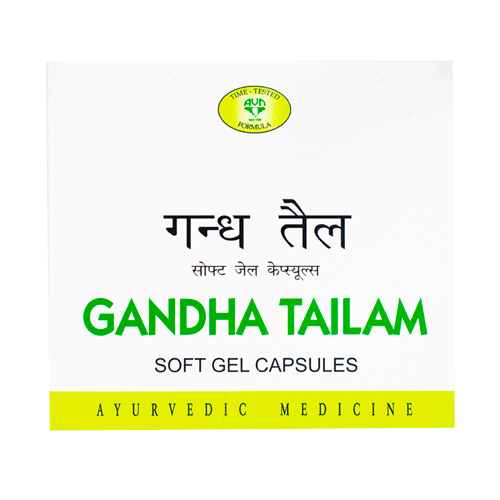 Гандха Тайлам софт гель (Gandha Tailam soft gel capsules) укрепление костей / 120 кап., AVN Гандха Тайлам софт гель (Gandha Tailam soft gel capsules) укрепление костей / 120 кап., AVN