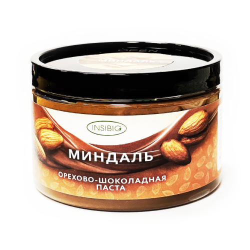 Паста орехово-шоколадная "Миндаль" 350 г, Insibio Паста орехово-шоколадная "Миндаль" 350 г, Insibio