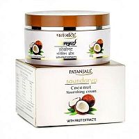 Крем для лица "Питательный" с маслом кокоса 50 г, Patanjali