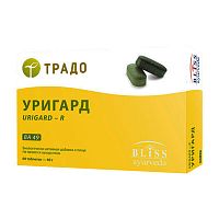 Уригард Традо (Urigard-R) инфекции мочевыводящих путей / 60 табл., Bliss Ayurveda