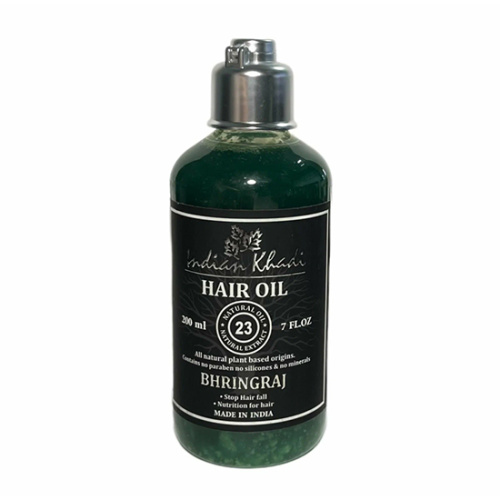 Масло для волос Бринградж (Bhringraj) 200 мл, Indian Khadi