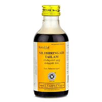Масло Нилибхрингади Тайлам (Nilibhringadi Tailam) - от выпадения волос, антистресс 200 мл, Kottakkal