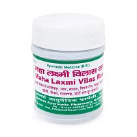 Маха лакшми вилас рас (Maha laxmi vilas ras) - тоник для легких, бронхов и сердца / 40 г, Adarsh