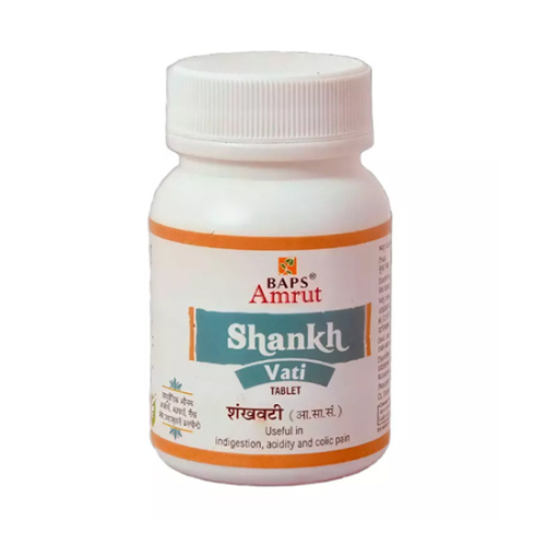 Шанкх Вати (SHANKH VATI) - при повышенной кислотности и проблемах жкт / 120 табл., BAPS AMRUT