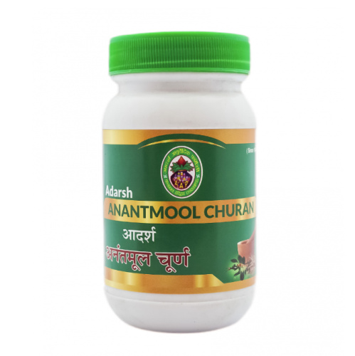 Анантамул (Anantamool Churna) - укрепление иммунитета, противовоспалительный / 100 г, Adarsh