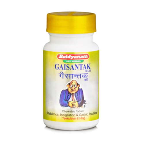 Гайсантак вати (Gaisantak Bati) - для пищеварения 100 табл., Baidyanath Гайсантак вати (Gaisantak Bati) - для пищеварения 100 табл., Baidyanath
