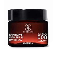Крем для лица Дневной восстанавливающий SPF-15 008 50 г, Sai Organic