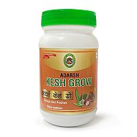 Кеш Гроу (Kesh Grow) - для роста и укрепления волос / 120 табл., Adarsh