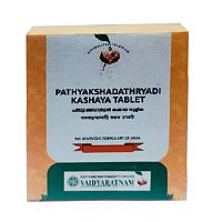 Патьякшадхатради Кашаям (Pathyakshadathryadi Kashaya) головная боль, мигрень 100 табл, Vaidyaratnam