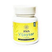 Виджайсар (Vijaysar) - от диабета и его профилактика / 60 табл., Jiva Ayurvedic Pharmacy