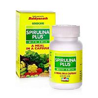 Спирулина Плюс с амлой (Spirulina Plus With Amla) 60 капс., Goodcare