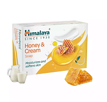 Мыло увлажняющее с медом и сливками (Honey & Cream) для сухой кожи / 125гр., Himalaya Herbals