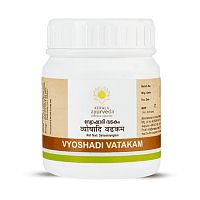 Вйошади Ватакам - при кашле и боли в горле 50 г, Kerala Ayurveda