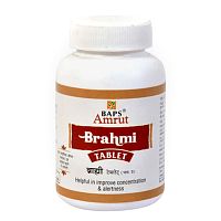 Брахми таблетки (Brahmi Tablet) - улучшение работы мозга / 125 табл., Baps Amrut