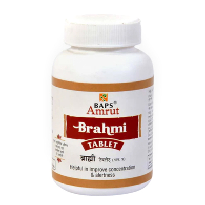 Брахми таблетки (Brahmi Tablet) - улучшение работы мозга / 125 табл., Baps Amrut
