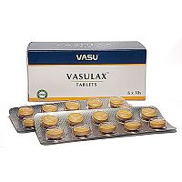 Васулакс (Vasulax) - устранение запоров, метеоризма / 60 таб., VASU