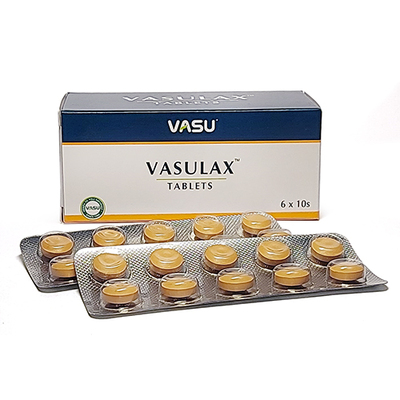 Васулакс (Vasulax) - устранение запоров, метеоризма / 60 таб., VASU