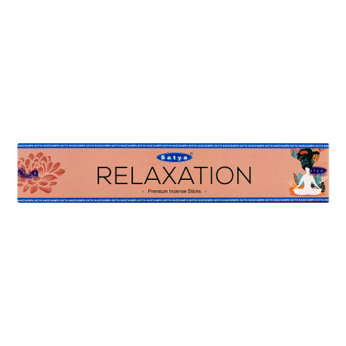 Благовония "Relaxation" (Релаксация)  Premium Incense Sticks 15 г, Satya