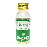 Гандхака тайлам (Gandha tailam) масло - масло от кожных заболеваний/ 50 мл, Kottakkal