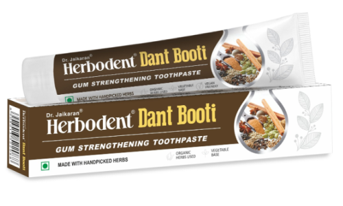 Зубная паста Хербодент Дант Бути (Herbodent Dant Booti) антибактериальная / 100гр., Dr. Jaikaran
