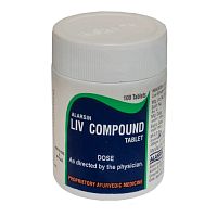 Лив Компаунд (Liv Compound) - восстановление и стимулирование функций печени 100 табл, Alarsin