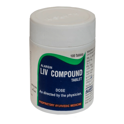 Лив Компаунд (Liv Compound) - восстановление и стимулирование функций печени 100 табл, Alarsin