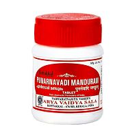 Пунарнавади Мандурам (Punarnavadi Manduram) - от анемии и болезней селезенки / 30 табл, Kottakkal