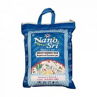 Рис басмати индийский (Indian Basmati Rice Extra Long Grain) 5 кг, Nano Sri