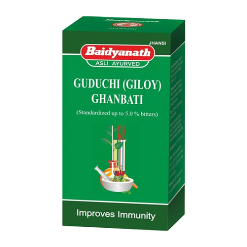 Гудучи (Гилой) гханвати  (Guduchi (Giloy) Ghanvati) - иммунитет / 60 таб., Baidyanath