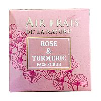Скраб для лица с Розой и Куркумой (Rose Turmeric) 50 г, l'Air Frais