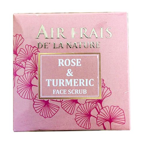 Скраб для лица с Розой и Куркумой (Rose Turmeric) 50 г, l'Air Frais