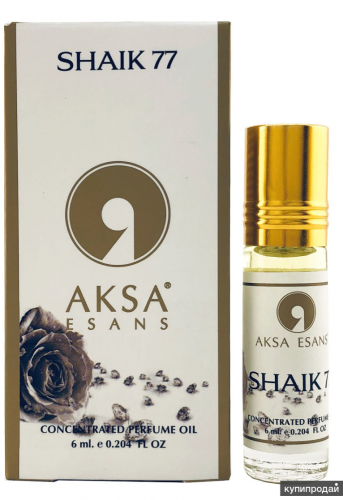 Духи масляные Акса Шейх 77 (Aksa Shaik 77), ролик 6 мл, Aksa фото 2