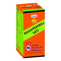 Макардвадж Вати (Makardhwaj Vati) - укрепление организма / 30 табл., Unjha
