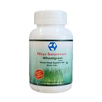 Витграсс (Sanjeevani Wheatgrass) - антиоксидант, мультивитамины / 60 табл., Nitya