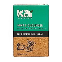 Мыло ручной работы Bathing bar "Мята и огурец" 125 г, KAI ESSENTIALS
