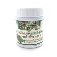 Моринга Харидра гхан вати (Moringa Haridra) укрепление иммунитета, очищение и детокс 40 г, Adarsh