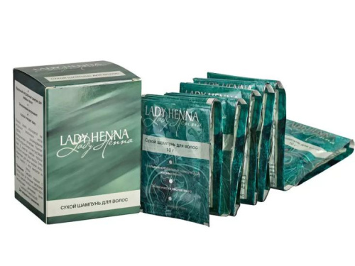 Сухой шампунь для волос 10гр., Lady Henna Сухой шампунь для волос 10гр., Lady Henna