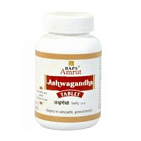 Ашвагандха - омолаживающий тоник / 160 табл., Baps Amrut