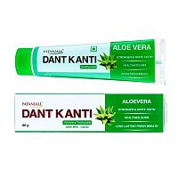 Зубная паста-гель "Дэнт Канти с Алое Вера" (Dant Kanti Aloe Vera)  80 г, Patanjali