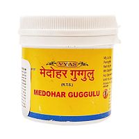 Медохар Гуггул (MEDOHAR GUGGULU) - снижение веса, улучшение метаболизма / 100 табл, VYAS