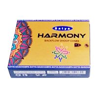 Благовония-конусы "Harmony Backflow Dhoop Cones" (Гармония)  10 шт., SATYA